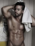 After Shower; Model: Florian Bornschier; by Sandro Bross; © Sandro Bross; ⊕ Switzerland; Profile: Florian Bornschier; Upload: 2014 Dec 20;
